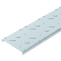Gofruoto plieno dangtis vaikščiojamiems kabelių loviams 100x3000 Plienas cinkuotas juostiniu būdu, cinkas / aliuminis, „Double Dip“ DBKR 100 DD - OBO BETTERMANN (pavadinimas tikslinamas)