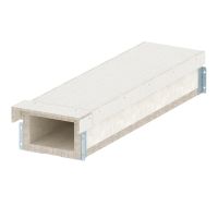 Priešgaisrinis kanalas EI60 pakabinamo montavimo 1000x200x120 Stiklo pluoštu sutvirtintas lengvas betonas pilka PLCS D061220 - OBO BETTERMANN (pavadinimas tikslinamas)