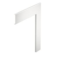 Dangtis plokščiam kampui 12x76,5x400 Aliuminis baltas RAL 9010 GA-OTFRW - OBO BETTERMANN (pavadinimas tikslinamas)