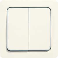 2-gang rocker for switch and push-button - JUNG (pavadinimas tikslinamas)
