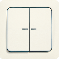 2-gang rocker for switch and push-button - JUNG (pavadinimas tikslinamas)