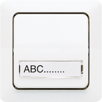 1-gang rocker for switch and push-button - JUNG (pavadinimas tikslinamas)