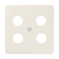 Centre plate for 4-hole SAT-TV socket - JUNG (pavadinimas tikslinamas)