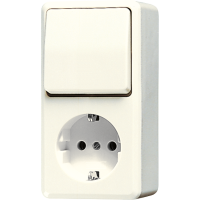 Combination SCHUKO® socket / 1-gang - JUNG (pavadinimas tikslinamas)