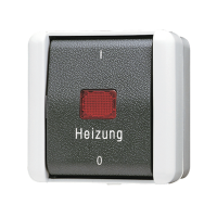 1-gang switch "Heizung" 10 AX / 250 V ~ - JUNG (pavadinimas tikslinamas)