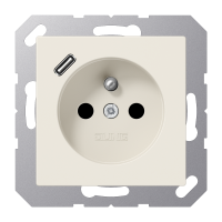 Socket fren/belg with USB type C - JUNG (pavadinimas tikslinamas)