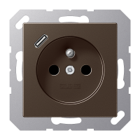 Socket fren/belg with USB type C - JUNG (pavadinimas tikslinamas)