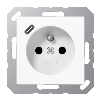 Socket fren/belg with USB type C - JUNG (pavadinimas tikslinamas)