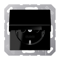SCHUKO® socket with hinged lid - JUNG (pavadinimas tikslinamas)