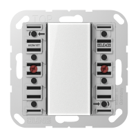 Universal push-button module 4-gang - JUNG (pavadinimas tikslinamas)