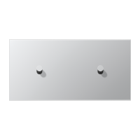 Centre plate 2-gang horiz. 1+1 toggle - JUNG (pavadinimas tikslinamas)