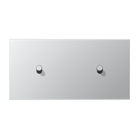 Centre plate 2-gang horiz. 1+1 toggle - JUNG (pavadinimas tikslinamas)