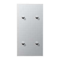 Centre plate 2-gang verti. 2+2 toggle - JUNG (pavadinimas tikslinamas)