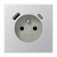 Socket fren/belg with USB type AC - JUNG (pavadinimas tikslinamas)