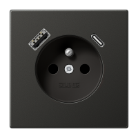 Socket fren/belg with USB type AC - JUNG (pavadinimas tikslinamas)