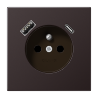 Socket fren/belg with USB type AC - JUNG (pavadinimas tikslinamas)