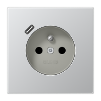 Socket fren/belg with USB type C - JUNG (pavadinimas tikslinamas)