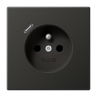 Socket fren/belg with USB type C - JUNG (pavadinimas tikslinamas)