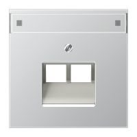 centre pl.f.2-gang mod. jack sockets - JUNG (pavadinimas tikslinamas)