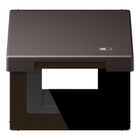 Hinged lid USB with centre plate - JUNG (pavadinimas tikslinamas)