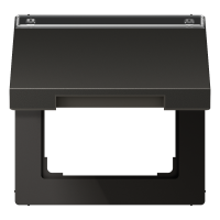centre plate with hinged lid - JUNG (pavadinimas tikslinamas)