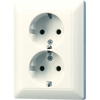 2G Schuko socket with child protection - JUNG (pavadinimas tikslinamas)