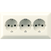 3-gang socket - JUNG (pavadinimas tikslinamas)