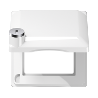 Hinged lid with spring - JUNG (pavadinimas tikslinamas)