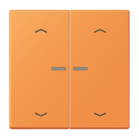 JUNG HOME push-button 2-gang with arrow - JUNG (pavadinimas tikslinamas)