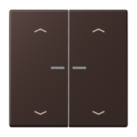 JUNG HOME push-button 2-gang with arrow - JUNG (pavadinimas tikslinamas)