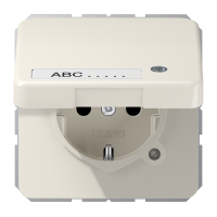 Schuko socket with hinged lid - JUNG (pavadinimas tikslinamas)