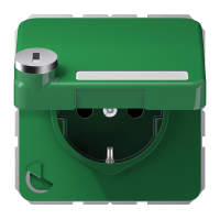 Schuko socket with hinged lid - JUNG (pavadinimas tikslinamas)