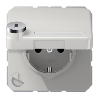 Schuko socket with hinged lid - JUNG (pavadinimas tikslinamas)
