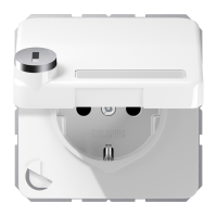Schuko socket with hinged lid - JUNG (pavadinimas tikslinamas)