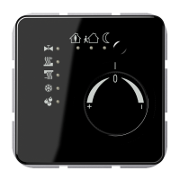 KNX room temperature controller - JUNG (pavadinimas tikslinamas)