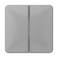 Cover kit 2-gang, complete - JUNG (pavadinimas tikslinamas)