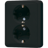 Schuko-socket 2-gang - JUNG (pavadinimas tikslinamas)
