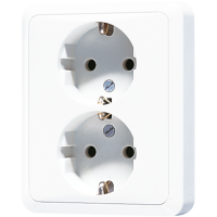 Schuko-socket 2-gang - JUNG (pavadinimas tikslinamas)