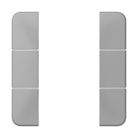 cover kit 3-gang, complete - JUNG (pavadinimas tikslinamas)