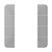 Cover kit 4-gang, complete - JUNG (pavadinimas tikslinamas)