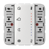 KNX room temperature controller - JUNG (pavadinimas tikslinamas)