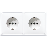 2-gang SCHUKO-socket - JUNG (pavadinimas tikslinamas)