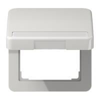 c.plate w.hinged lid/ inscrip. plate - JUNG (pavadinimas tikslinamas)