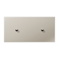 Centre plate 2-gang horiz. 1+1 toggle - JUNG (pavadinimas tikslinamas)