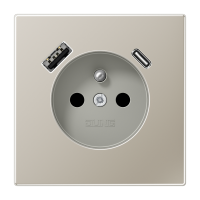 Socket fren/belg with USB type AC - JUNG (pavadinimas tikslinamas)