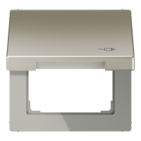 Hinged lid for socket - JUNG (pavadinimas tikslinamas)