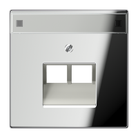 centre pl.f.2-gang mod. jack sockets - JUNG (pavadinimas tikslinamas)