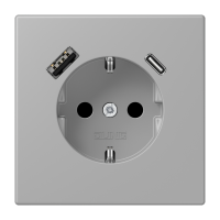 SCHUKO socket with USB charger LC32012 - JUNG (pavadinimas tikslinamas)