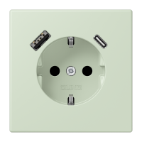 SCHUKO socket with USB charger LC32042 - JUNG (pavadinimas tikslinamas)