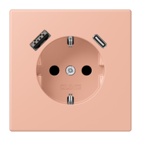 SCHUKO socket with USB charger LC32102 - JUNG (pavadinimas tikslinamas)
